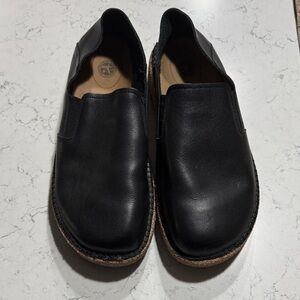 Birkenstock Black Leather Loafers